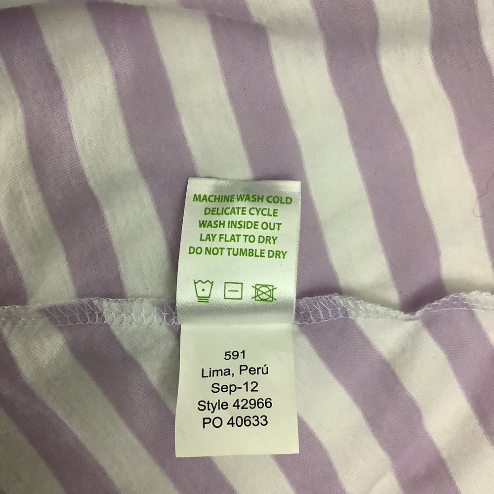 LILLY PULITZER Racerback Hi-Low Striped Tank Top 40 - Picture 6 of 10